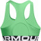 UNDER ARMOUR HeatGear Armour Mid Support Sport-BH Damen 350 - green L