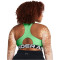 UNDER ARMOUR HeatGear Armour Mid Support Sport-BH Damen 350 - green L