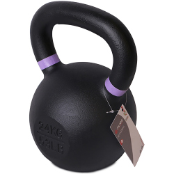 Pure2Improve Kettlebell lila/schwarz 24 kg