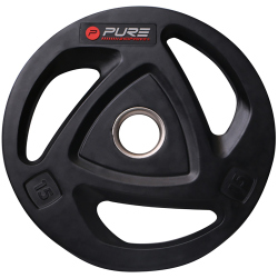 Pure2Improve Hantelscheibe schwarz 15 kg