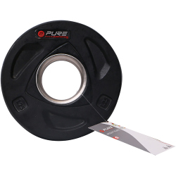 Pure2Improve Hantelscheibe schwarz 1,25 kg