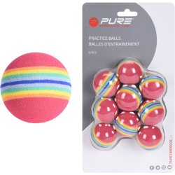 9er Pack Pure2Improve Golf Practice Schaumstoffbälle...