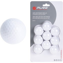 9er Pack Pure2Improve Golf Plastikbälle weiß