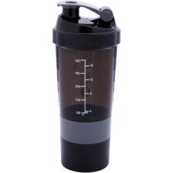 Pure2Improve Shaker schwarz/grau 0,5 Liter