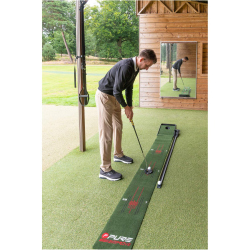 Pure2Improve Golf Confidence Puttingmatte (30 x 237 cm)...