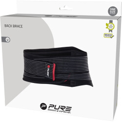 Pure2Improve Lendenwirbelstütze schwarz