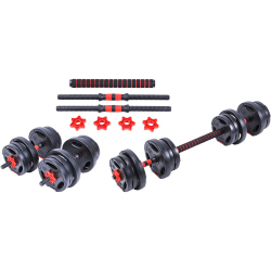 Pure2Improve Hybrid Kurz-/Langhantel-Set schwarz 20 kg