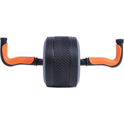 Pure2Improve 2in1 Ab Übungsrad/Kettlebell grau