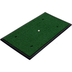 Pure2Improve Golf Single Turf Abschlagmatte inkl. Tee (33 x 63 cm) grün