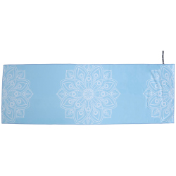 Pure2Improve Yoga Handtuch blau