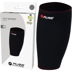 Pure2Improve Neopren Wadenbandage schwarz XL