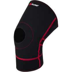 Pure2Improve Neopren offene Kniebandage schwarz XL