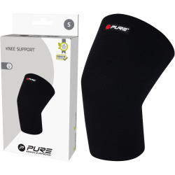 Pure2Improve Kniebandage schwarz S
