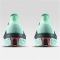 UYN Arion Sneaker mit mintfarbener Sohle Damen
