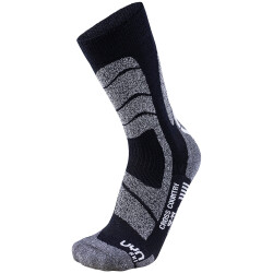 UYN Cross Country Skisocken Damen B328 - black/mouline 35-36