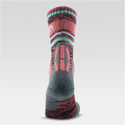 UYN Explorer Outdoorsocken Jungen P567 - pink stripes 24-26