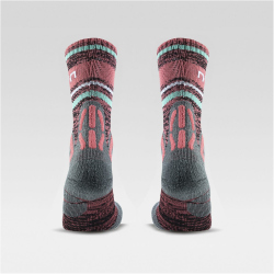 2er Pack UYN Explorer Outdoorsocken Jungen P567 - pink stripes 24-26