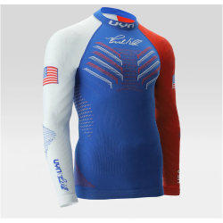 UYN Natyon 3.0 USA Bode Miller Rollkragen Ski-Funktionsshirt T025 - usa XXL