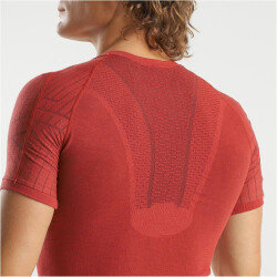 UYN Terracross Support Fit Outdoorshirt Herren R831 - burn red S