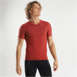 UYN Terracross Support Fit Outdoorshirt Herren R831 - burn red S