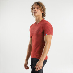 UYN Terracross Support Fit Outdoorshirt Herren R831 - burn red S