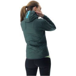 UYN Crossover 2.0 Hybridjacke Damen E779 - deep forest/pale lime S
