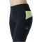 UYN Crossover 2.0 3/4 Outdoor-Leggings Damen B891 - black/sunny lime XS