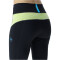 UYN Crossover 2.0 3/4 Outdoor-Leggings Damen B891 - black/sunny lime XS