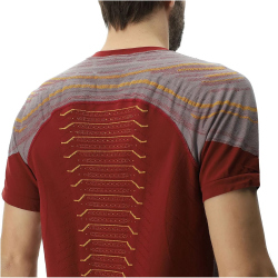 UYN Candela Padelshirt Herren J984 - grey/carmin S