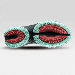 UYN Arion Sneaker mit mintfarbener Sohle Damen E288 - light green/dark grey 35