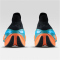 UYN Neuron Trailrunning-Schuhe mit orangefarbener Sohle Herren B000 - black 40