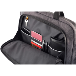 CLIQUE Laptop Schultertasche 955 - anthrazitmeliert