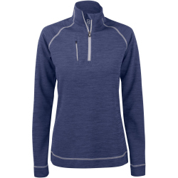 CUTTER & BUCK Chambers 1/2-Zip Golf-Langarmshirt Damen
