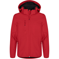 CLIQUE Classic Softshelljacke Kinder 35 - rot 120 cm