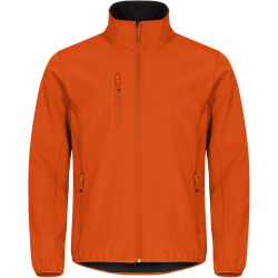 CLIQUE Classic Softshelljacke Herren 18 - blutorange XS