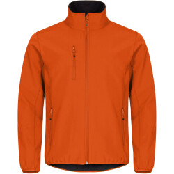 CLIQUE Classic Softshelljacke Herren 18 - blutorange S