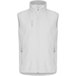 CLIQUE Classic Softshellweste Herren 00 - weiß S