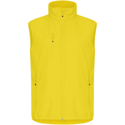 CLIQUE Classic Softshellweste Herren 10 - gelb XS