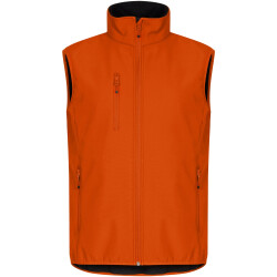 CLIQUE Classic Softshellweste Herren 18 - blutorange XS