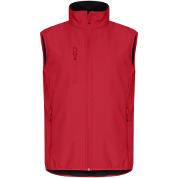 CLIQUE Classic Softshellweste Herren 35 - rot XS