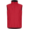 CLIQUE Classic Softshellweste Herren 35 - rot XXL