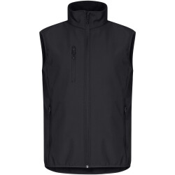 CLIQUE Classic Softshellweste Herren 99 - schwarz 4XL