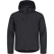 CLIQUE Classic Softshelljacke mit Kapuze Herren 99 - schwarz XS