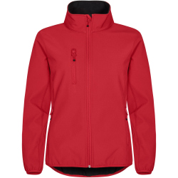 CLIQUE Classic Softshelljacke Damen 35 - rot XS