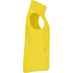 CLIQUE Classic Softshellweste Damen 10 - gelb XS