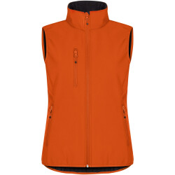 CLIQUE Classic Softshellweste Damen 18 - blutorange XS