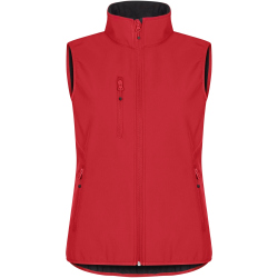 CLIQUE Classic Softshellweste Damen 35 - rot XS