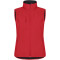 CLIQUE Classic Softshellweste Damen 35 - rot XS
