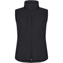 CLIQUE Classic Softshellweste Damen 99 - schwarz XS