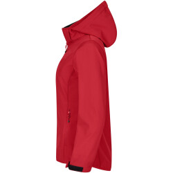 CLIQUE Classic Softshelljacke mit Kapuze Damen 35 - rot XS